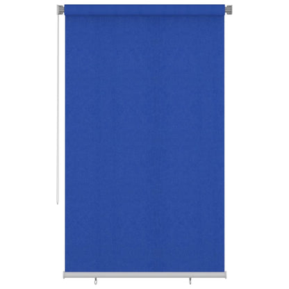 Outdoor Roller Blind 140x230 cm Blue HDPE - OLBRIT