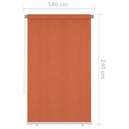 Outdoor Roller Blind 140x230 cm Orange - OLBRIT