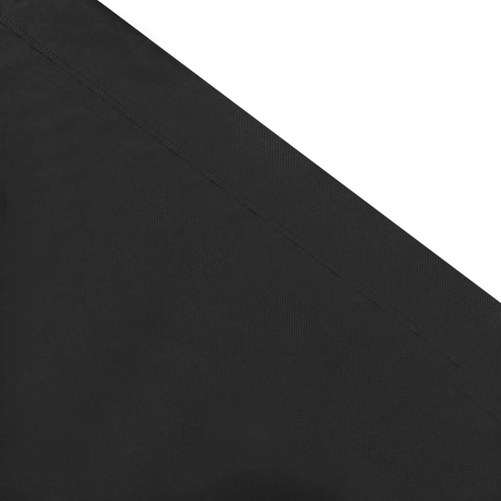 Outdoor Lounge Bed with Canopy Black - OLBRIT