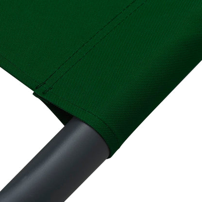Outdoor Lounge Bed with Canopy Green - OLBRIT