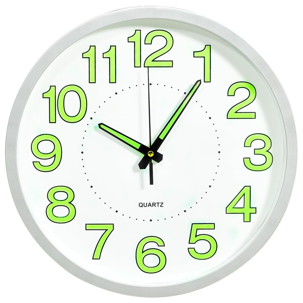 Luminous Wall Clock White 30 cm - OLBRIT