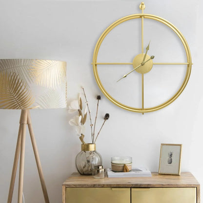 Wall Clock Gold 52 cm Iron - OLBRIT