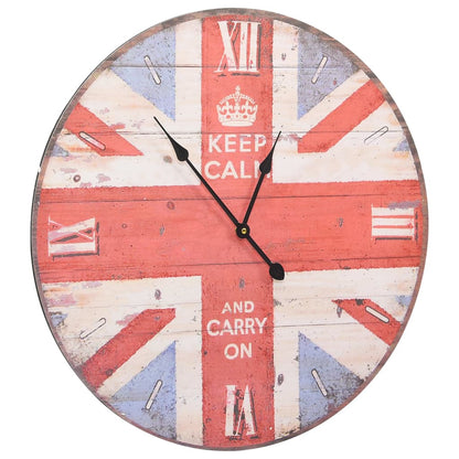 Vintage Wall Clock UK 60 cm - OLBRIT