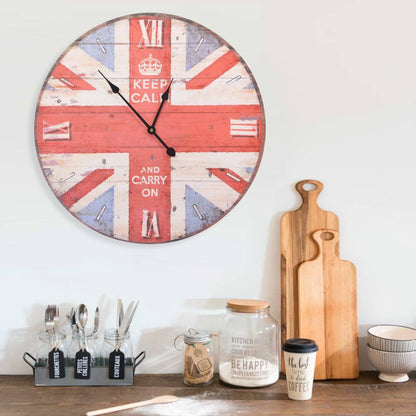 Vintage Wall Clock UK 60 cm - OLBRIT