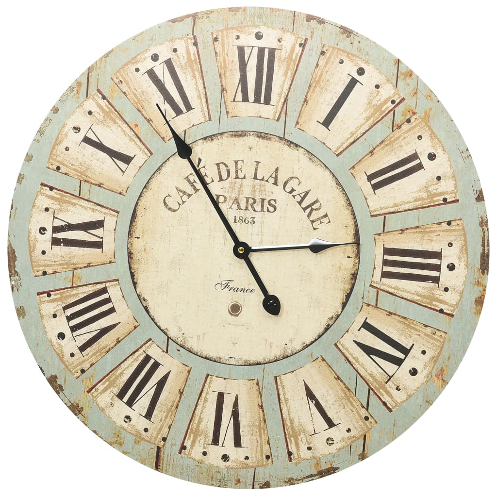 Wall Clock Multicolour 60 cm MDF - OLBRIT