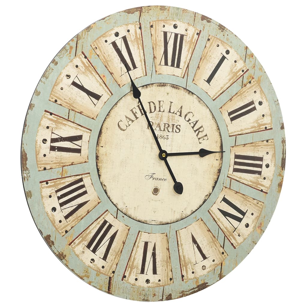 Wall Clock Multicolour 60 cm MDF - OLBRIT