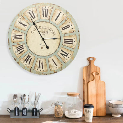 Wall Clock Multicolour 60 cm MDF - OLBRIT