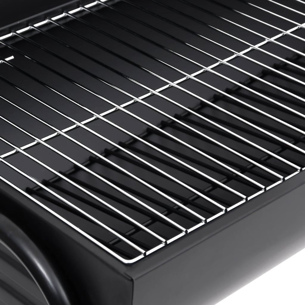 Barrel Grill with 2 Cooking Grids Black 80x95x90 cm Steel - OLBRIT