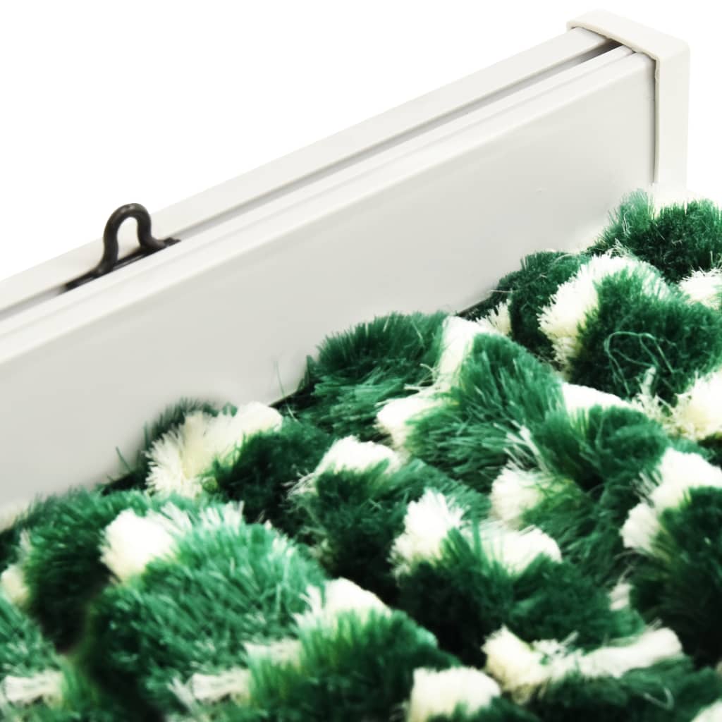 Insect Curtain Green and White 100x220 cm Chenille - OLBRIT