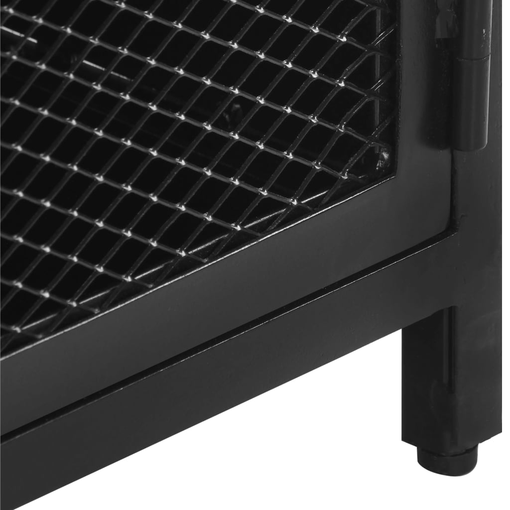 Bedside Cabinet 40x30x53 cm Solid Rough Mango Wood - OLBRIT