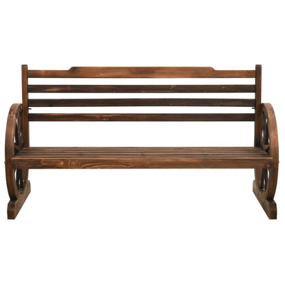 Garden Bench 142 cm Solid Firwood - OLBRIT