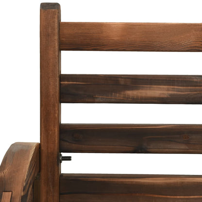 Garden Bench 142 cm Solid Firwood - OLBRIT