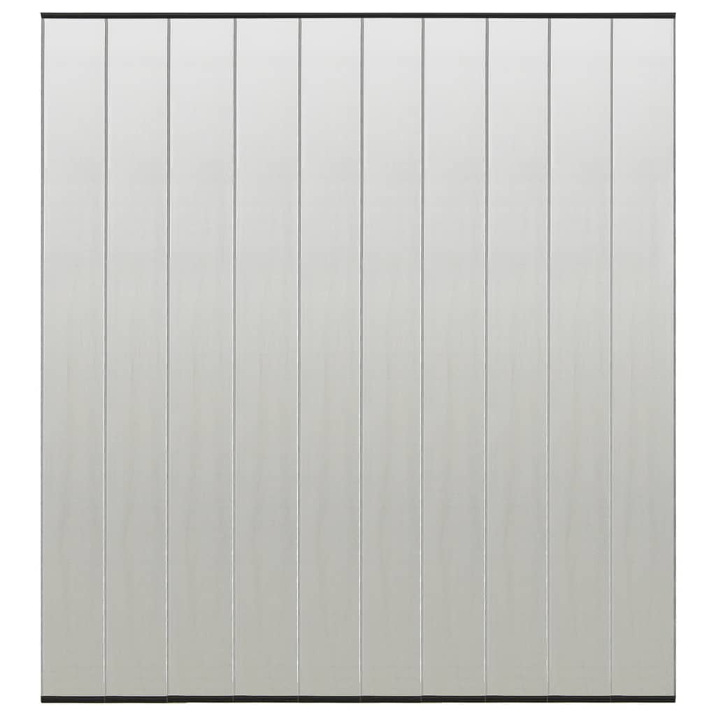 Insect Door Screen with 10-Piece Mesh Curtain Black 240x240 cm - OLBRIT