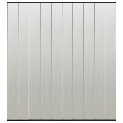Insect Door Screen with 10-Piece Mesh Curtain Black 240x240 cm - OLBRIT