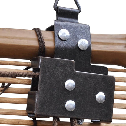 Bamboo Roller Blinds 2 pcs 150 x 220 cm Brown - OLBRIT