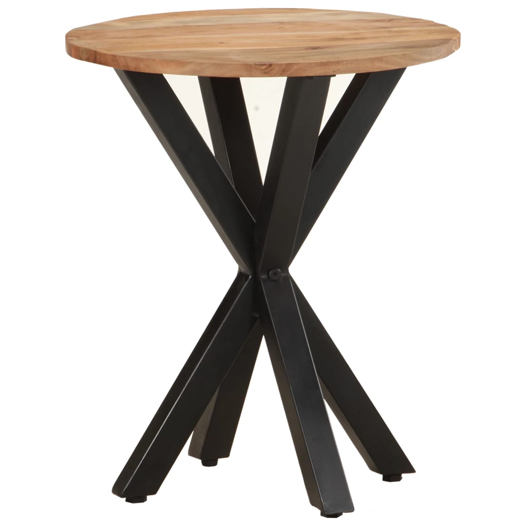 Side Table 48x48x56 cm Solid Acacia Wood - OLBRIT