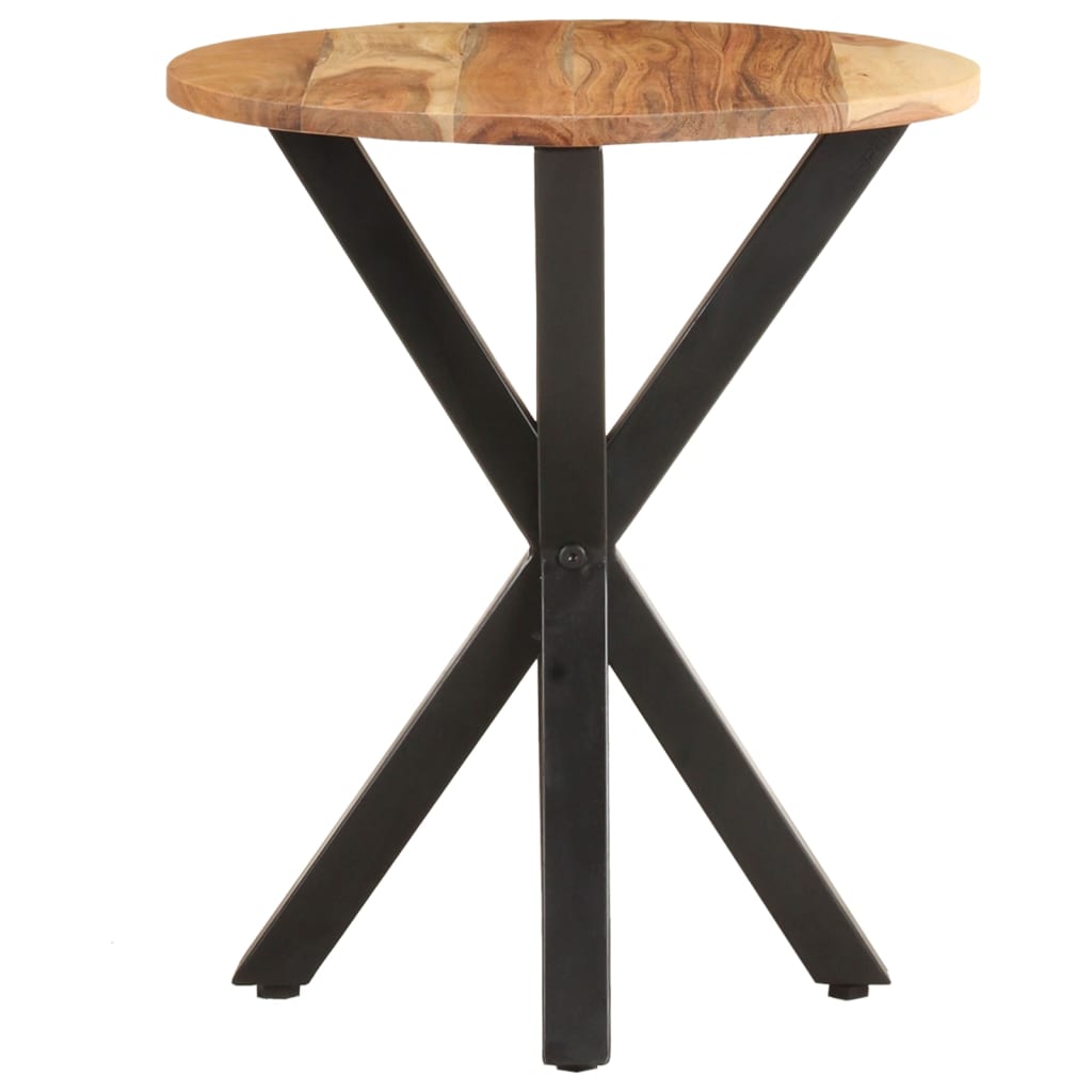 Side Table 48x48x56 cm Solid Acacia Wood - OLBRIT