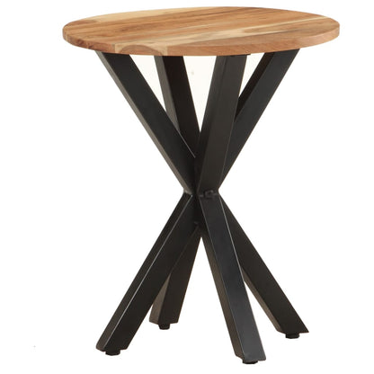 Side Table 48x48x56 cm Solid Acacia Wood - OLBRIT