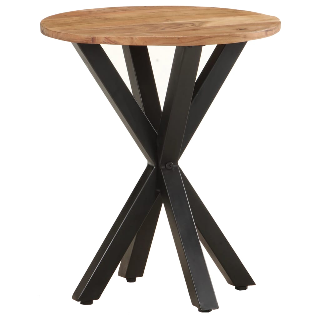 Side Table 48x48x56 cm Solid Acacia Wood - OLBRIT