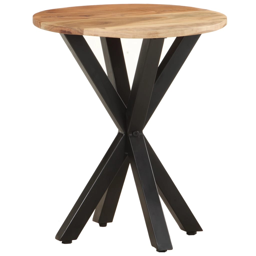 Side Table 48x48x56 cm Solid Acacia Wood - OLBRIT