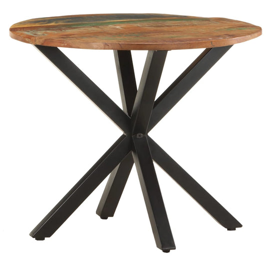 Side Table 68x68x56 cm Solid Reclaimed Wood - OLBRIT