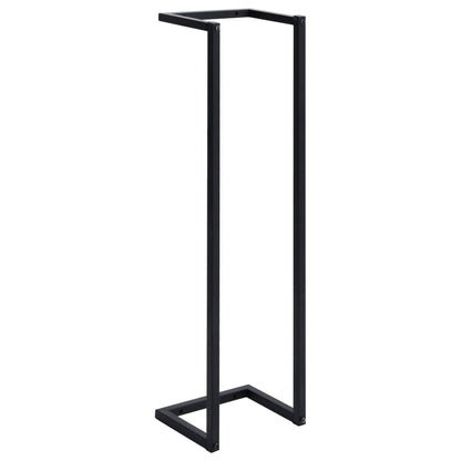 Towel Rack Black 25x20x95 cm Iron - OLBRIT