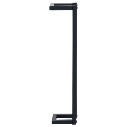 Towel Rack Black 12.5x12.5x60 cm Iron - OLBRIT