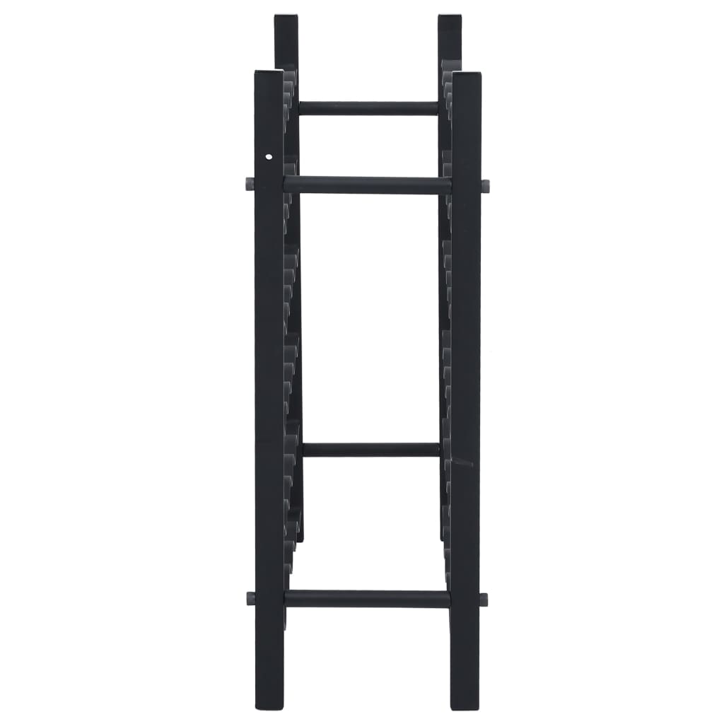 Wine Rack for 36 Bottles Black Iron - OLBRIT