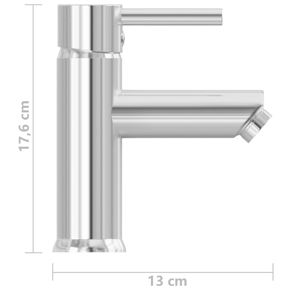Bathroom Basin Faucet Chromed Finish 130x176 mm - OLBRIT
