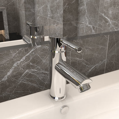 Bathroom Basin Faucet Chromed Finish 130x176 mm - OLBRIT