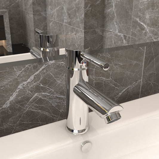 Bathroom Basin Faucet Chromed Finish 130x176 mm - OLBRIT