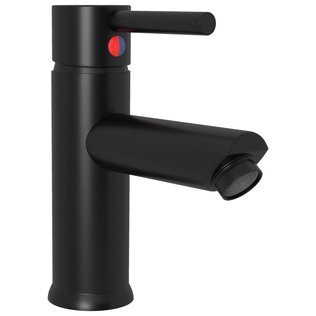 Bathroom Basin Faucet Black 130x176 mm - OLBRIT