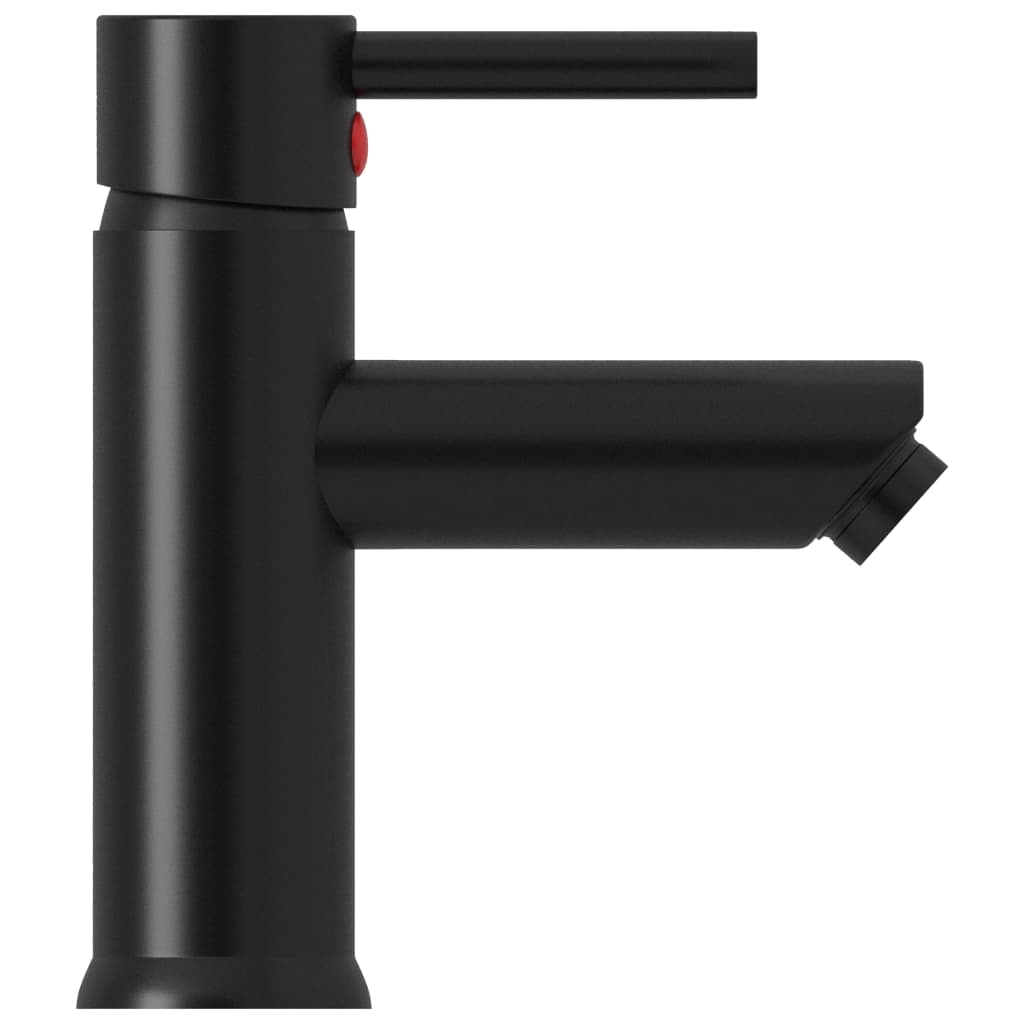 Bathroom Basin Faucet Black 130x176 mm - OLBRIT