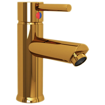 Bathroom Basin Faucet Gold 130x176 mm - OLBRIT