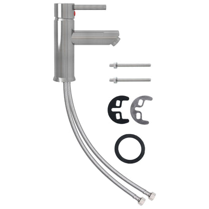 Bathroom Basin Faucet Silver 130x176 mm - OLBRIT