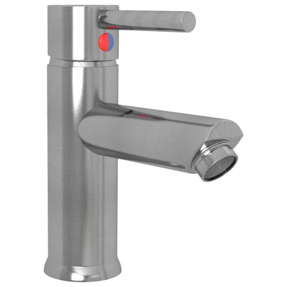 Bathroom Basin Faucet Silver 130x176 mm - OLBRIT