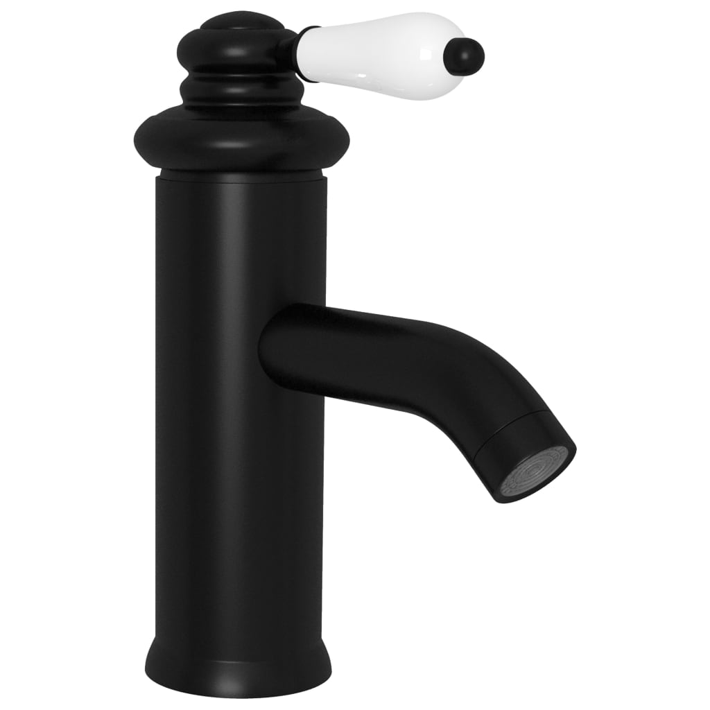 Bathroom Basin Faucet Black 130x180 mm - OLBRIT