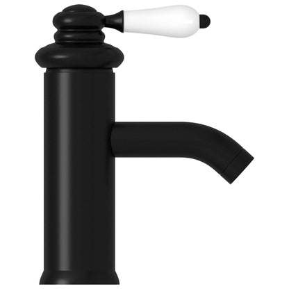 Bathroom Basin Faucet Black 130x180 mm - OLBRIT