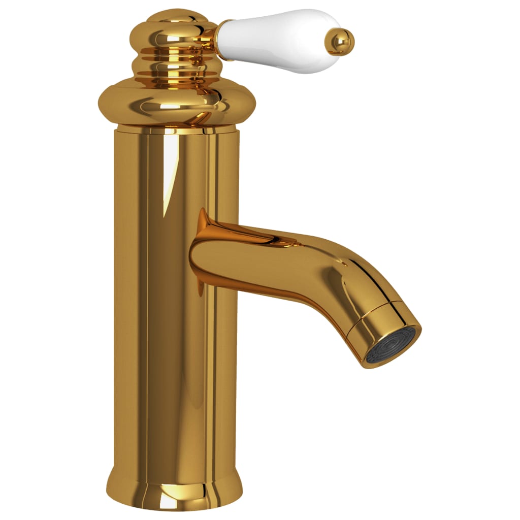 Bathroom Basin Faucet Gold 130x180 mm - OLBRIT