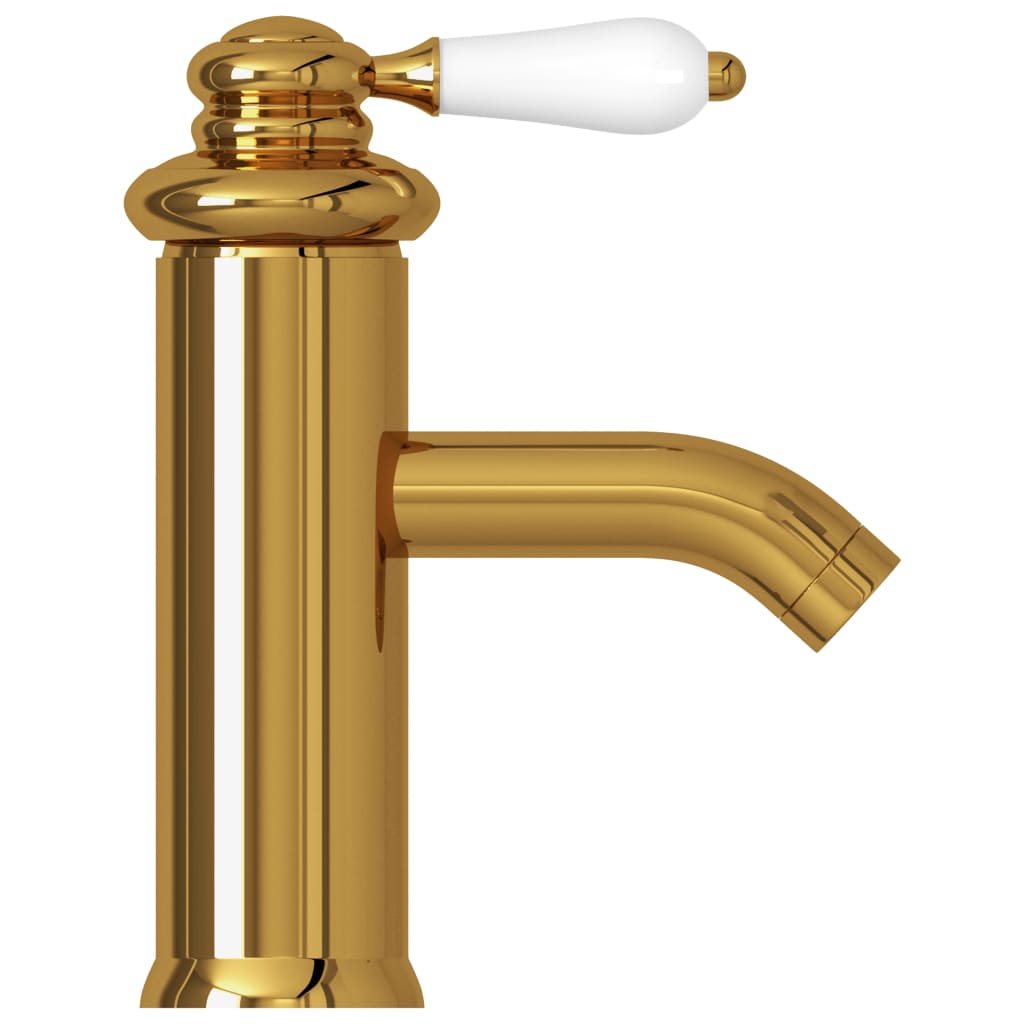Bathroom Basin Faucet Gold 130x180 mm - OLBRIT