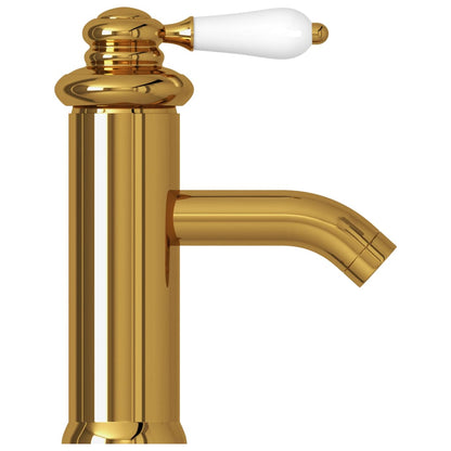 Bathroom Basin Faucet Gold 130x180 mm - OLBRIT