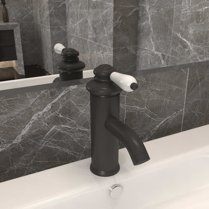 Bathroom Basin Faucet Grey 130x180 mm - OLBRIT