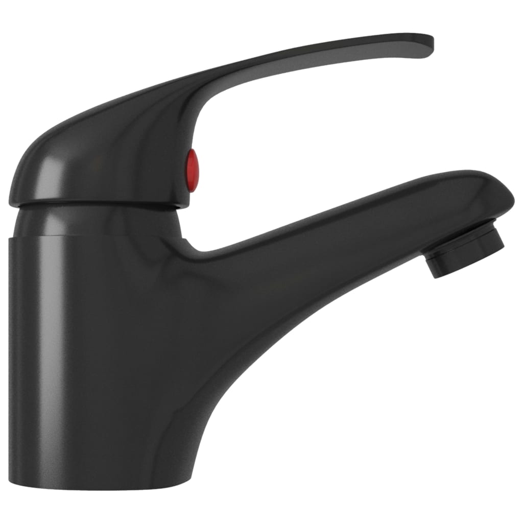Basin Mixer Tap Black 13x10 cm - OLBRIT