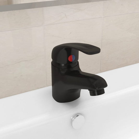 Basin Mixer Tap Black 13x10 cm - OLBRIT