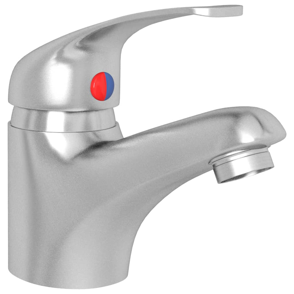 Basin Mixer Tap Silver 13x10 cm - OLBRIT