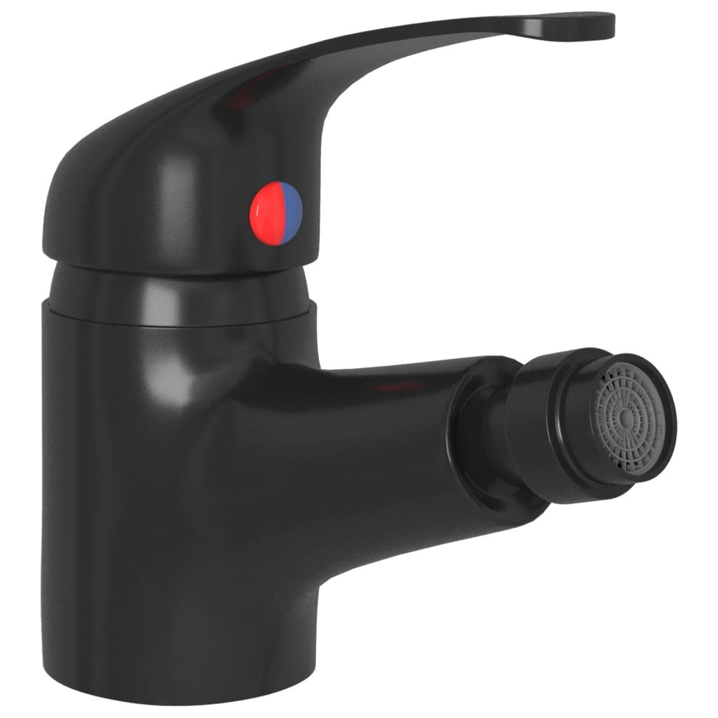 Bathroom Bidet Mixer Tap Black 13x12 cm - OLBRIT