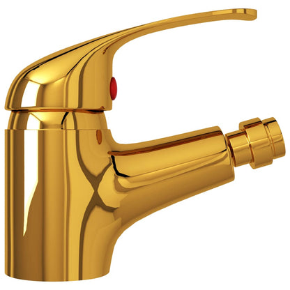 Bathroom Bidet Mixer Tap Gold 13x12 cm - OLBRIT
