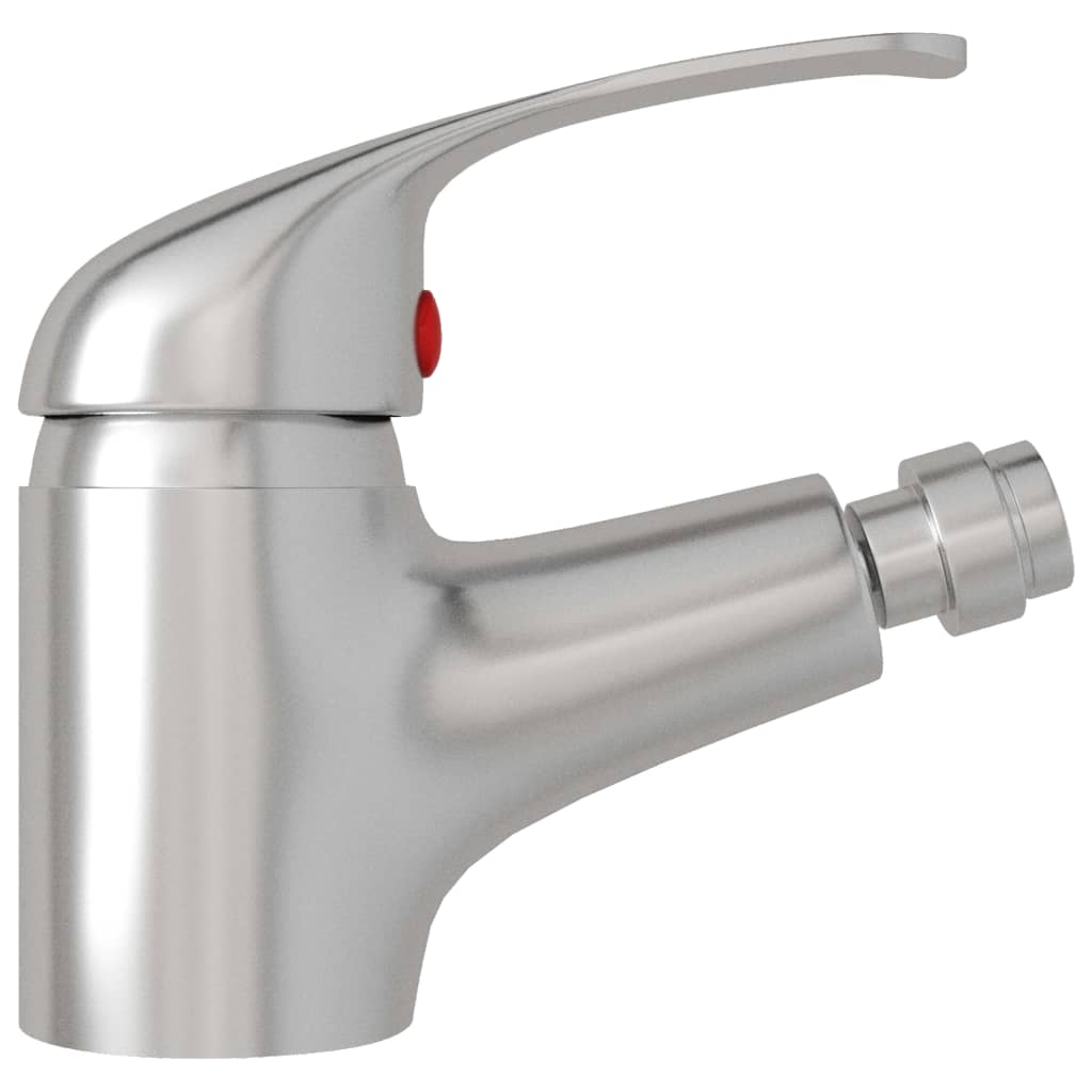 Bathroom Bidet Mixer Tap Silver 13x12 cm - OLBRIT
