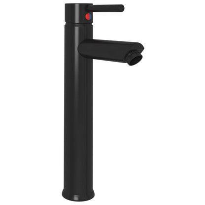 Bathroom Mixer Tap Black 12x30 cm - OLBRIT