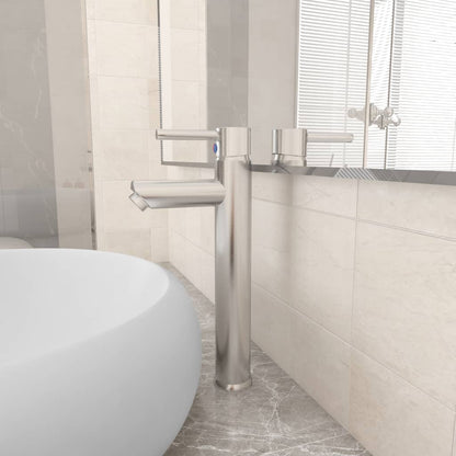 Bathroom Mixer Tap Silver 12x30 cm - OLBRIT